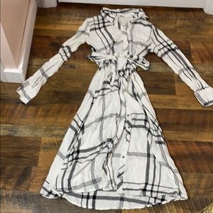 Black and White plaid dress